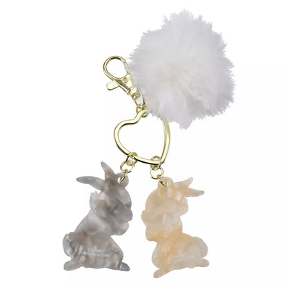 "Pre-Order" JDS - Miss Bunny & Thumper Keychain, PASTEL BUNNIES "Bambi"