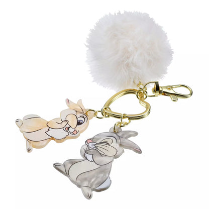 "Pre-Order" JDS - Miss Bunny & Thumper Keychain, PASTEL BUNNIES "Bambi"