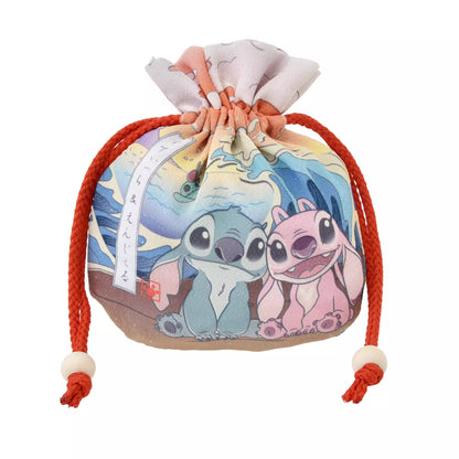 "Pre-Order" JDS - Stitch, Angel and Scrump Drawstring Bag (Japan Original)