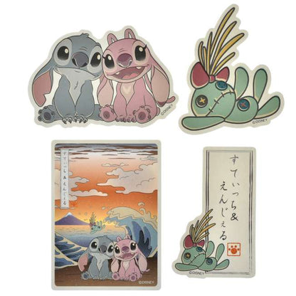 "Pre-Order" JDS - Stitch, Angel, Scrump Stickers set (Japan Original)
