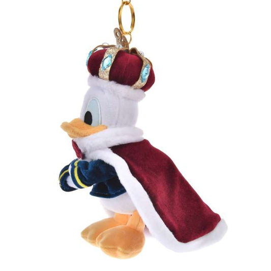 “Pre-Order” JDS/HKDL - Donald Plush Keychain, DONALD THE KING BIRTHDAY