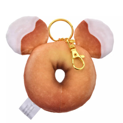 "Pre-Order" JDS - Mickey Mouse Plush Keychain White Donut, MICKEY'S BAKERY