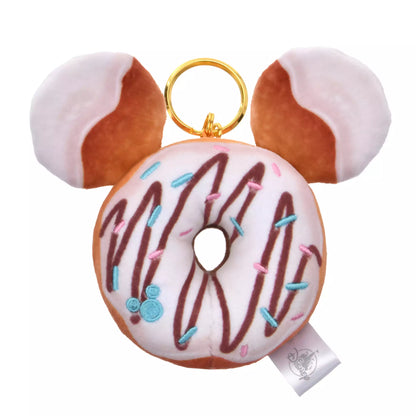 "Pre-Order" JDS - Mickey Mouse Plush Keychain White Donut, MICKEY'S BAKERY