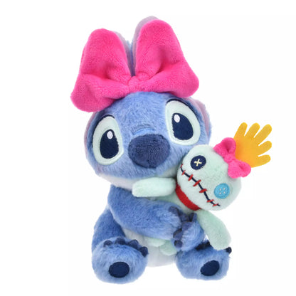 "Pre-Order" JDS - Stitch & Scrump Plush Keychain, Ribbon Stitch
