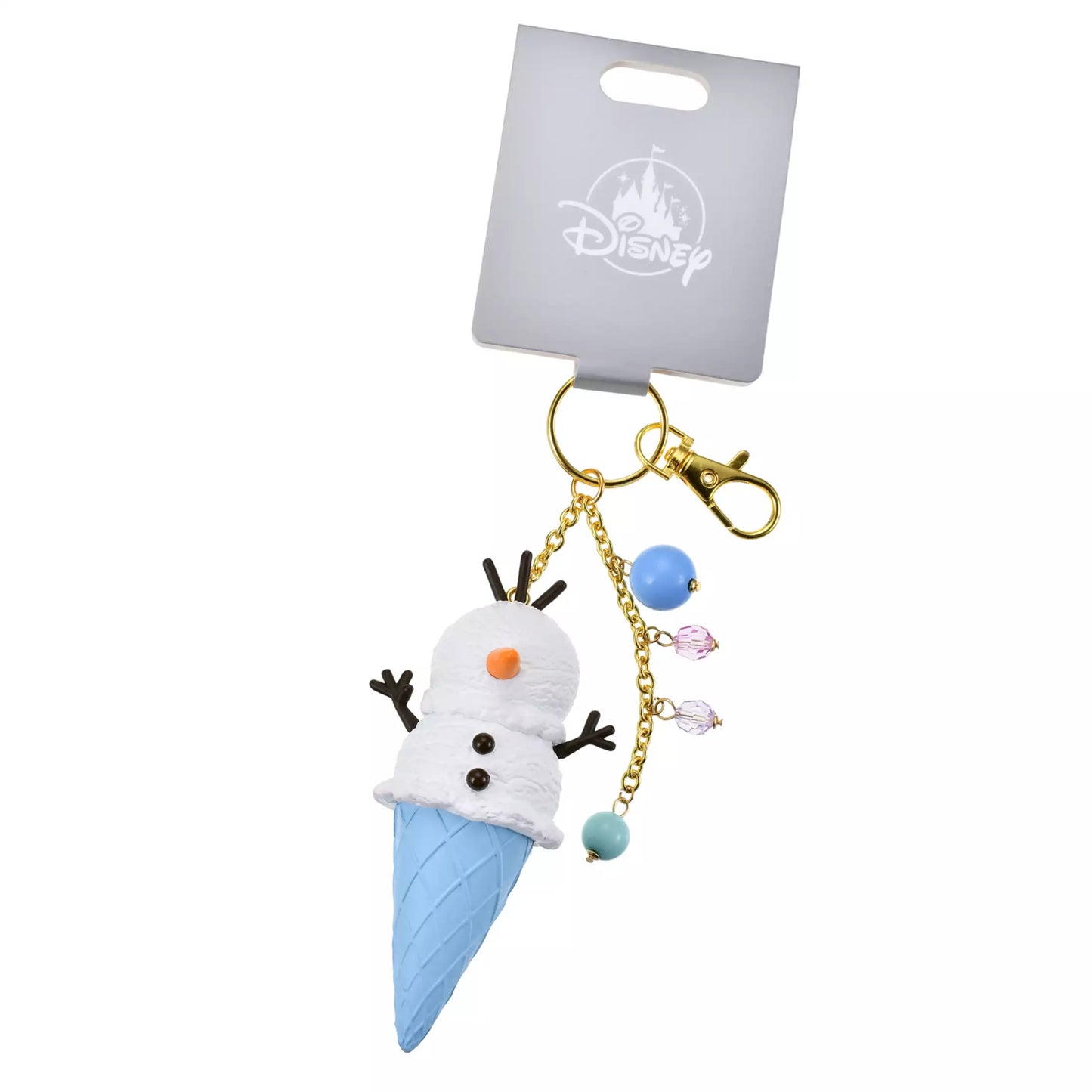 "Pre-Order" JDS - Olaf Keychain Ice Cream, Key Chain Fes