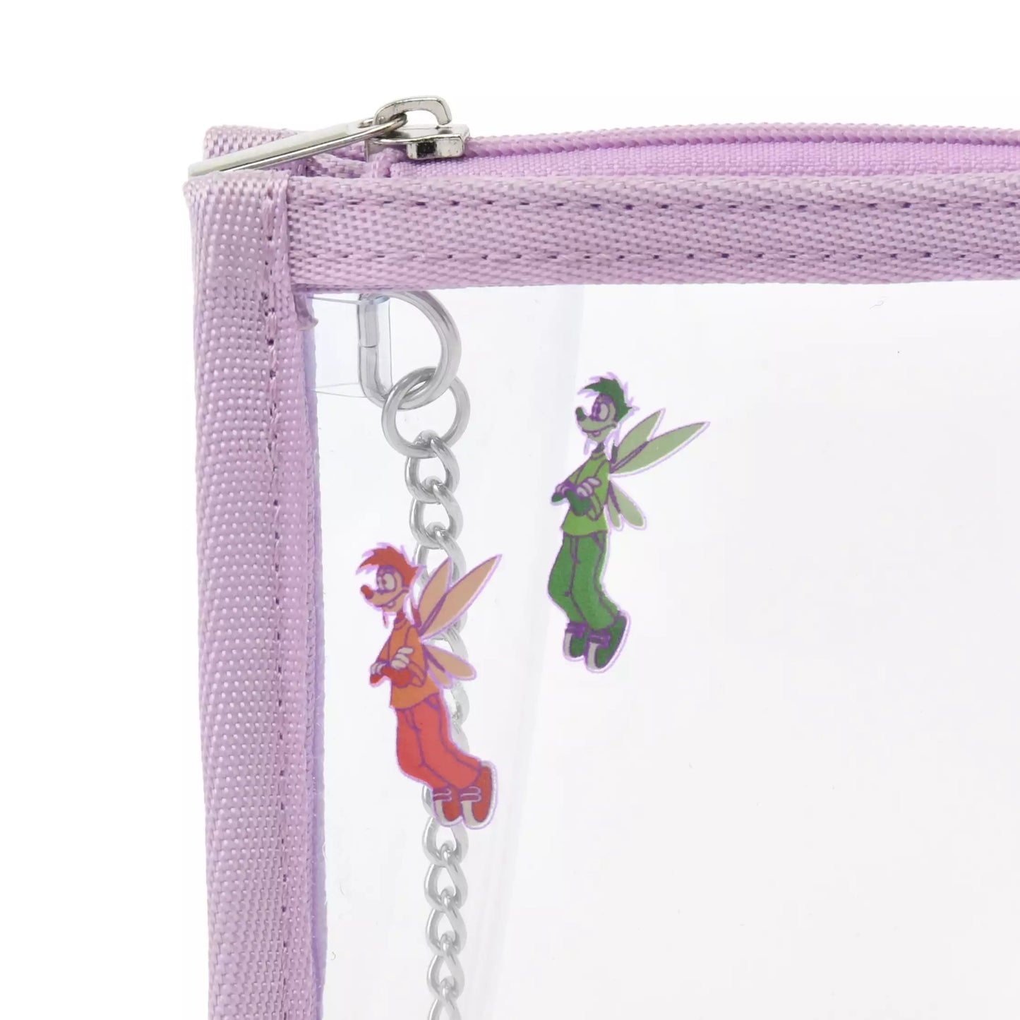 “Pre-order” JDS - Goofy & Max Pouch Clear with Carabiner, GOOFY BIRTHDAY