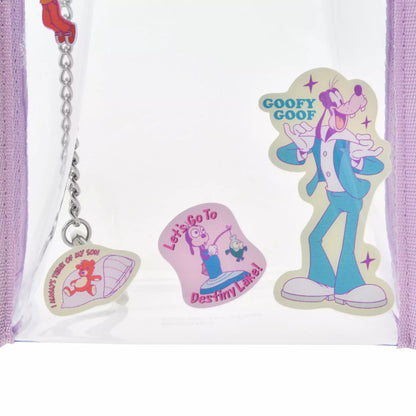 “Pre-order” JDS - Goofy & Max Pouch Clear with Carabiner, GOOFY BIRTHDAY