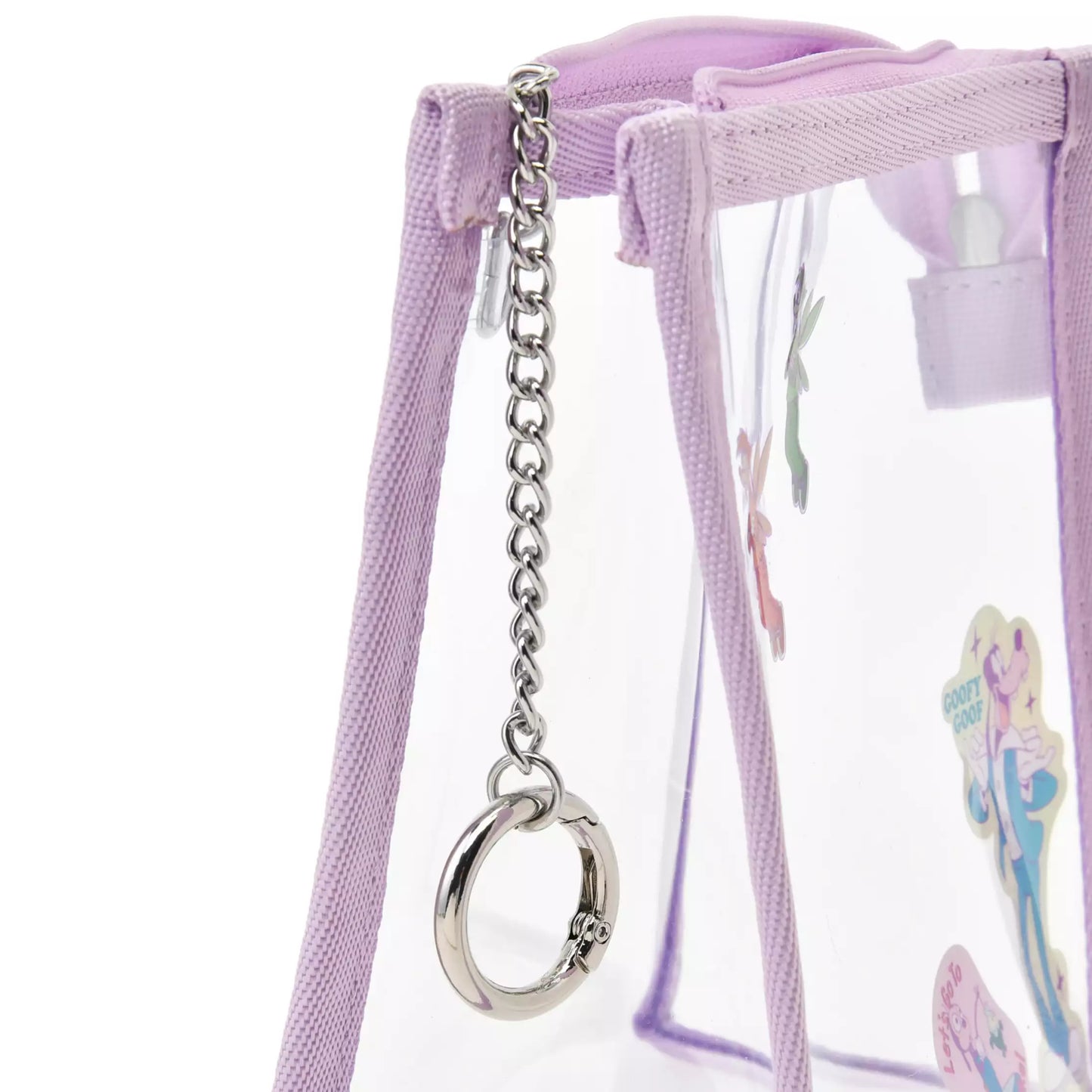 “Pre-order” JDS - Goofy & Max Pouch Clear with Carabiner, GOOFY BIRTHDAY