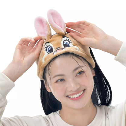 "Pre-Order" JDS - Miss Bunny Hair Elastic ear Headband, PASTEL BUNNIES "Bambi"