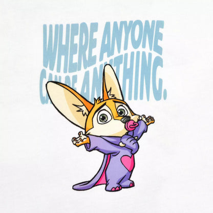 "Pre-Order" JDS - Zootopia Comic Style Long Sleeve T-Shirt, White, XL for Adults