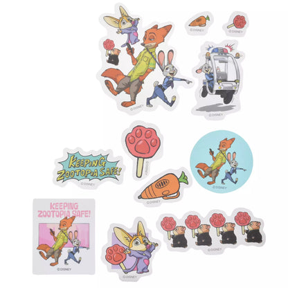 "Pre-Order" JDS - Zootopia Sticker Collection, ZOOTOPIA COMIC STYLE Clear Peel and Stick Stickers