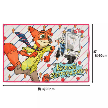"Pre-Order" JDS - Judy Hopps & Nick Wilde Picnic Blanket in Pouch, ZOOTOPIA COMIC STYLE