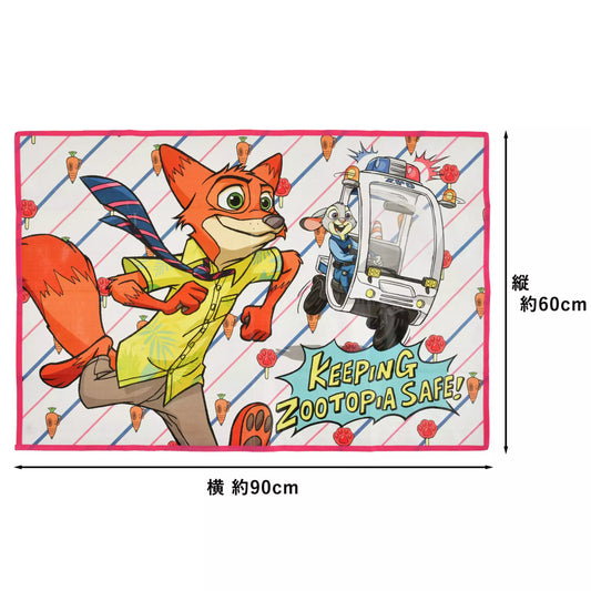 "Pre-Order" JDS - Judy Hopps & Nick Wilde Picnic Blanket in Pouch, ZOOTOPIA COMIC STYLE