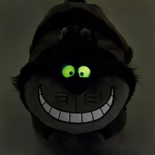 "Pre-Order" JDS - Cheshire Cat Hot Water Bottle, Glow-in-the-Dark Black