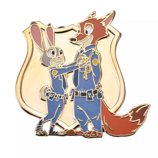 "Pre-Order" HKDL - Judy Hopps & Nick Wilde Graduation Pin, Zootopia 2