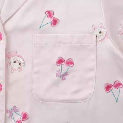 "Pre-Order" JDS - Marie The Aristocats Long Sleeve Dress with Scrunchie, GLOSSY FRUITS 2026