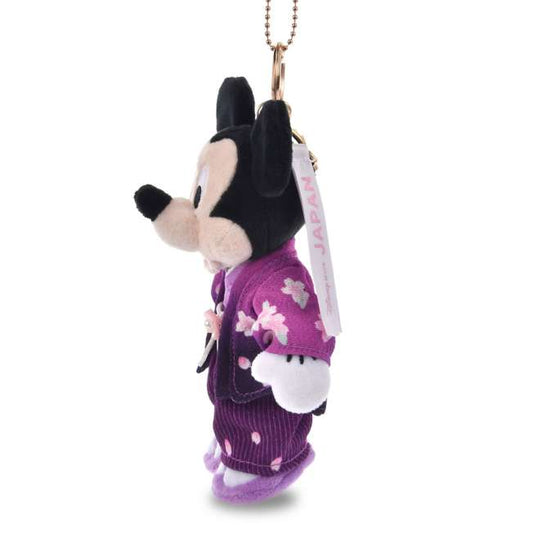 "Pre-Order" JDS - Mickey Plush Keychain, Kimono Sakura 2026