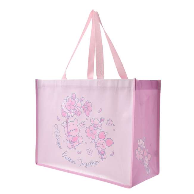 "Pre-Order" JDS - Winnie the Pooh & Piglet Shopping Bag/Eco Bag, Disney Sakura Collection 2026