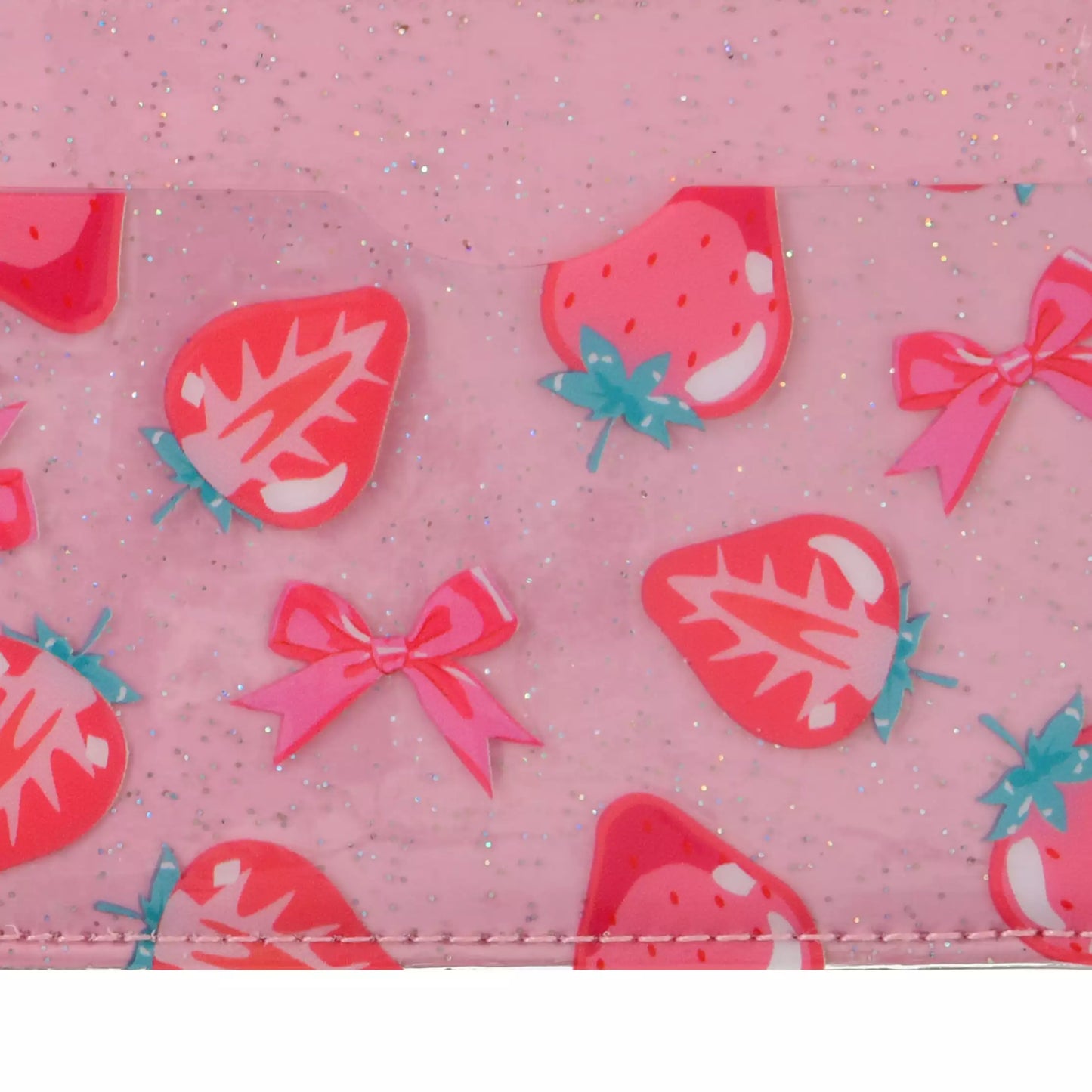 "Pre-Order" JDS - Minnie Mouse Pass Case with Charm, GLOSSY FRUITS 2026