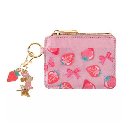 "Pre-Order" JDS - Minnie Mouse Pass Case with Charm, GLOSSY FRUITS 2026