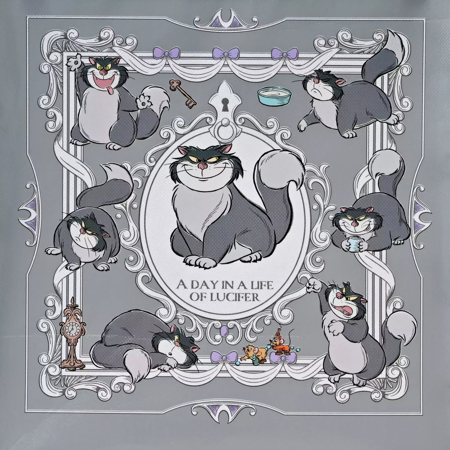 "Pre-Order" JDS - Figaro and Cleo, Lucifer, and Jack and Gus. Shopping Bags/ Eco Bags, DISNEY CAT DAY 2026
