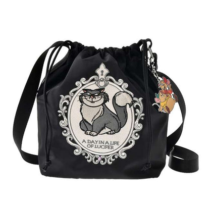 "Pre-Order" JDS - Lucifer, Jack & Gus Shoulder Bag with Charm, DISNEY CAT DAY 2026