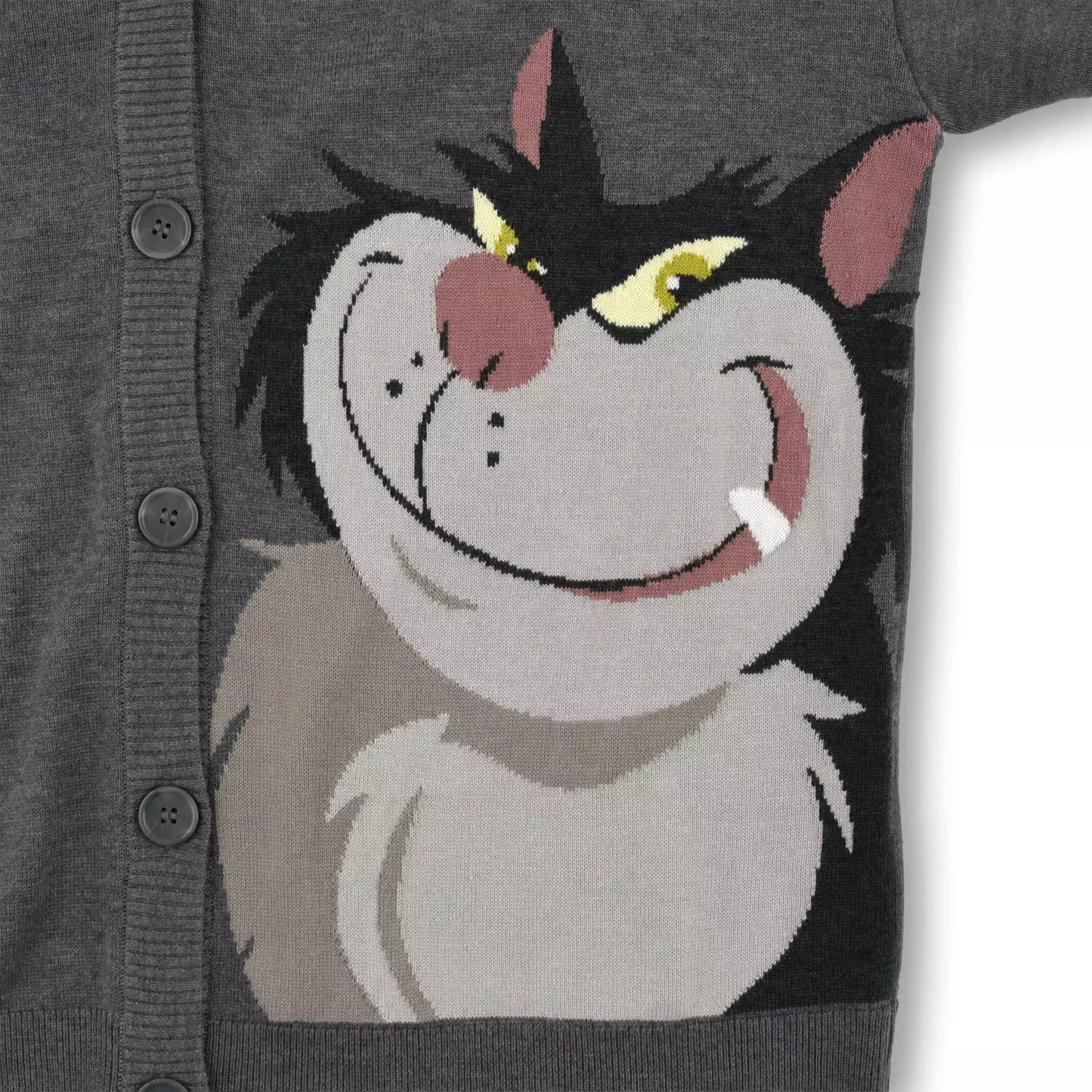 "Pre-Order" JDS - Lucifer, Jack & Gus Long Sleeve Cardigan Knit, DISNEY CAT DAY 2026