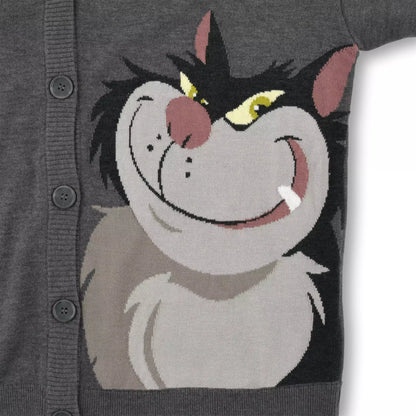 "Pre-Order" JDS - Lucifer, Jack & Gus Long Sleeve Cardigan Knit, DISNEY CAT DAY 2026