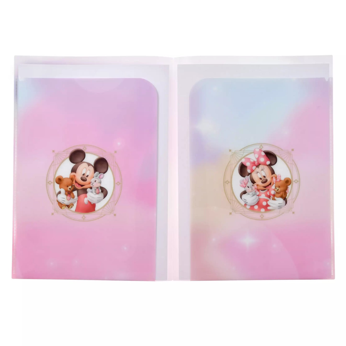 "Pre-Order" JDS - Disney character clear file folder (2 pockets), Disney UniBestiez 2026