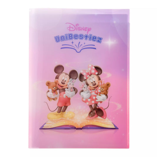 "Pre-Order" JDS - Disney character clear file folder (2 pockets), Disney UniBestiez 2026