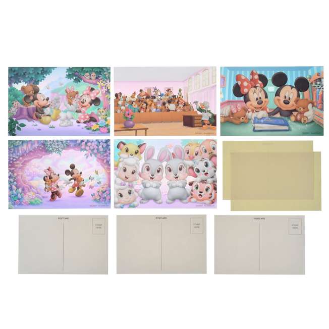 "Pre-Order" JDS - Disney Character Postcard Set with Frame, Disney UniBestiez 2026