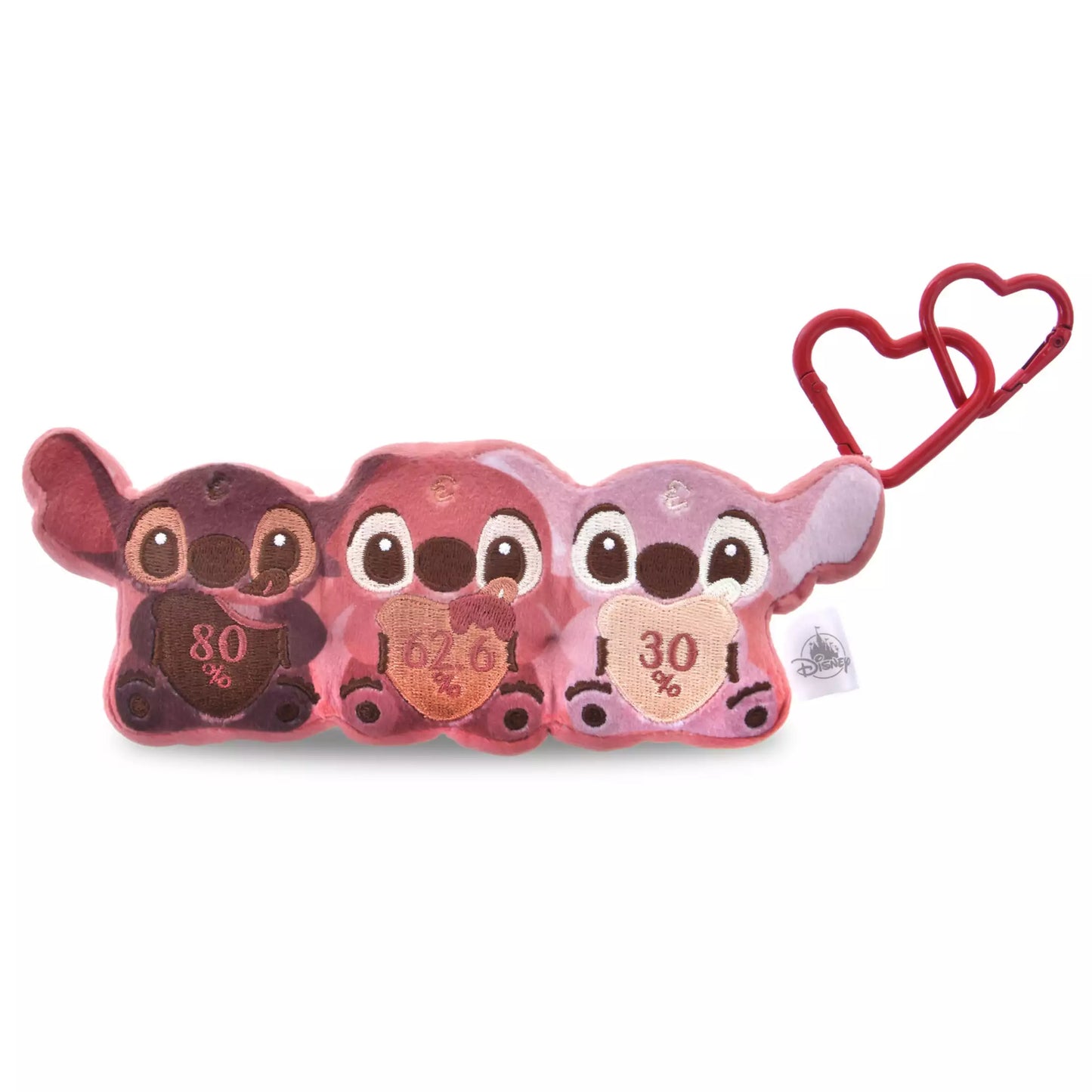 "Pre-Order" JDS - Stitch Triple Plush Keychain, CHOCOLATE STYLE 2026