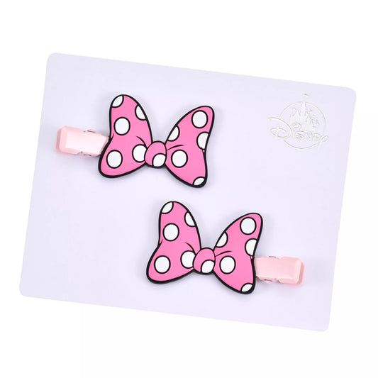 "Pre-Order" JDS - Minnie Pink Ribbon Hair Clip Set, MAEGAMI Hair Zakka