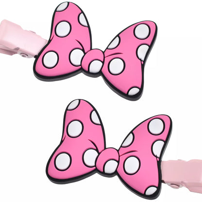 "Pre-Order" JDS - Minnie Pink Ribbon Hair Clip Set, MAEGAMI Hair Zakka
