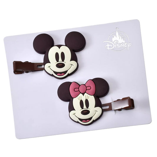 "Pre-Order" JDS - Mickey & Minnie Valentine's Day Chocolate Hair Clip Set, MAEGAMI Hair Zakka