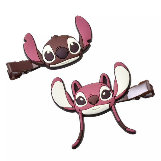 "Pre-Order" JDS - Stitch & Angel Valentine's Day Chocolate Hair Clip Set, MAEGAMI Hair Zakka