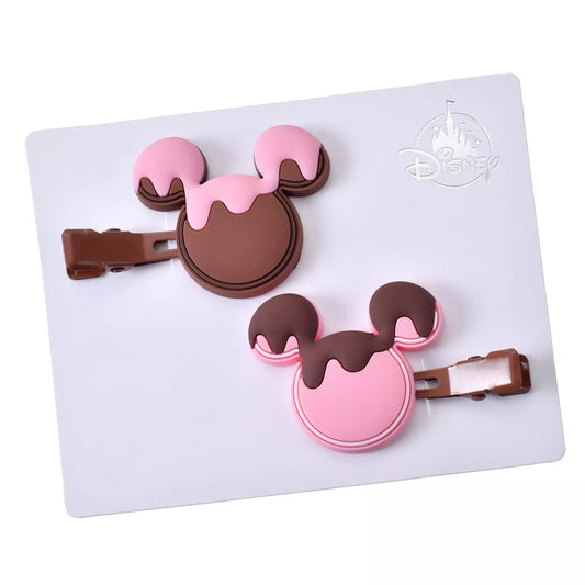 "Pre-Order" JDS - Mickey icons Valentine's Day Chocolate Hair Clip Set, MAEGAMI Hair Zakka