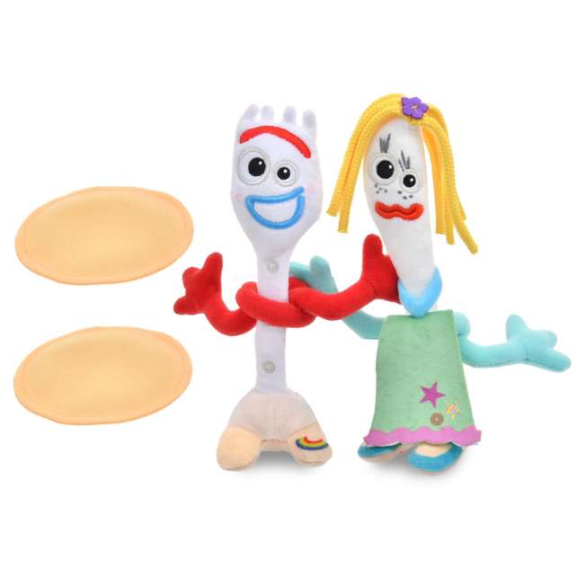 "Pre-Order" JDS - Forky and Karen Beverly Shoulder Magnetic Plush Toy Set, Toy Story 5 2026