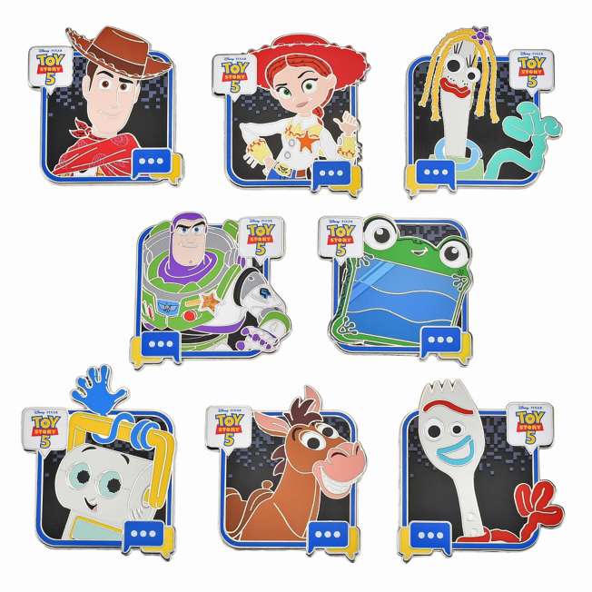 "Pre-Order" HKDL - Toy Story 5 2-Piece Mystery Pin Blind Pack, Toy Story 2026