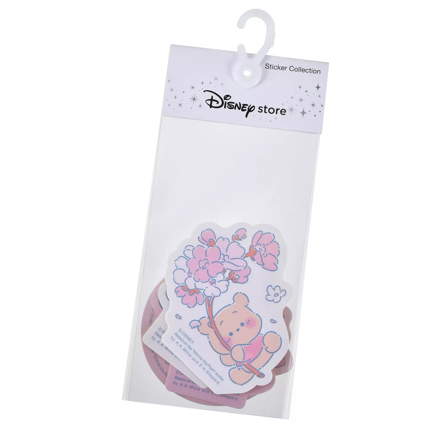 "Pre-Order" JDS - Winnie the Pooh & Piglet Die-Cut Sticker, Disney Sakura Collection 2026
