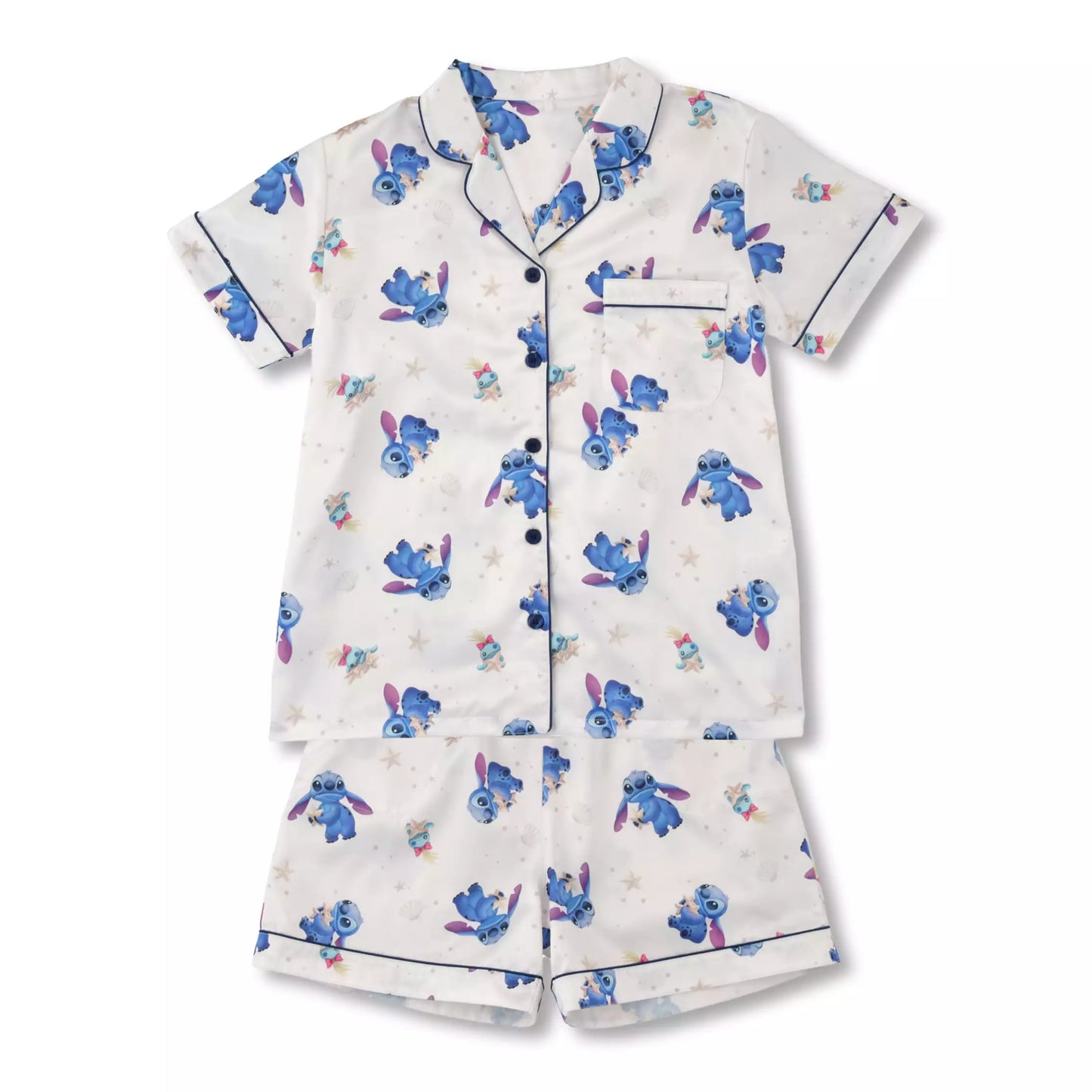"Pre-Order" JDS - Stitch & Scrump Short-Sleeve Pajamas, Disney Stitch Day Collection 2026