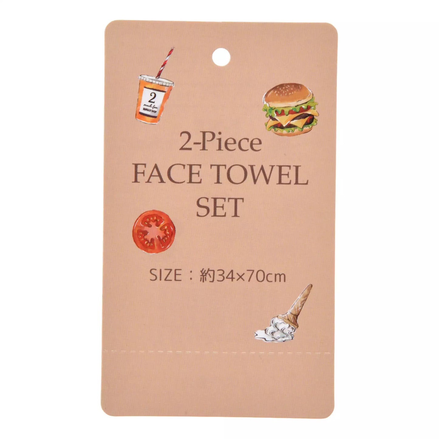 "Pre-Order" JDS - Chip & Dale Face Towel Set, Summer Holiday 2026