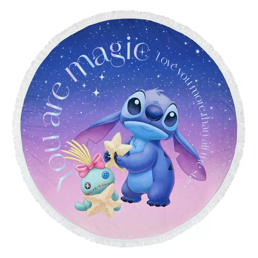 "Pre-Order" JDS - Stitch & Scrump Beach Towel, Disney Stitch Day Collection 2026