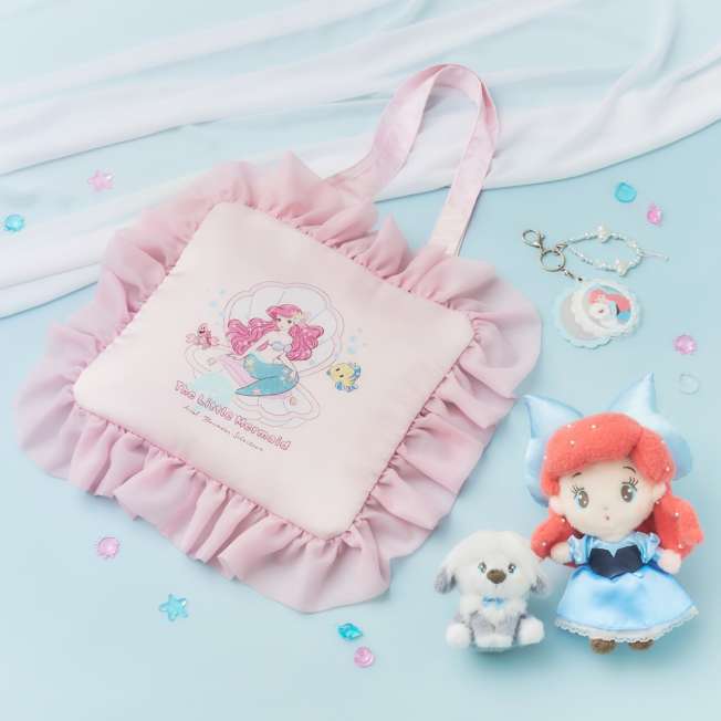 "Pre-Order" JDS - Ariel, Flounder, and Sebastian Tote Bag, Illustrated by mikko 2026