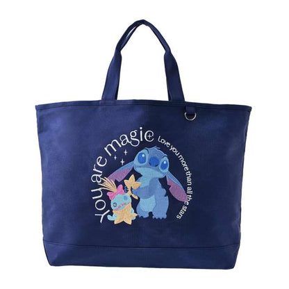 "Pre-Order" JDS - Stitch & Scrump Tote Bag, Disney Stitch Day Collection 2026