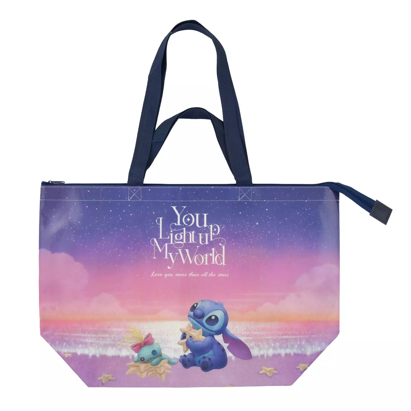 "Pre-Order" JDS - Stitch & Scrump Shopping Bag/ Eco Bag (L), Disney Stitch Day Collection 2026