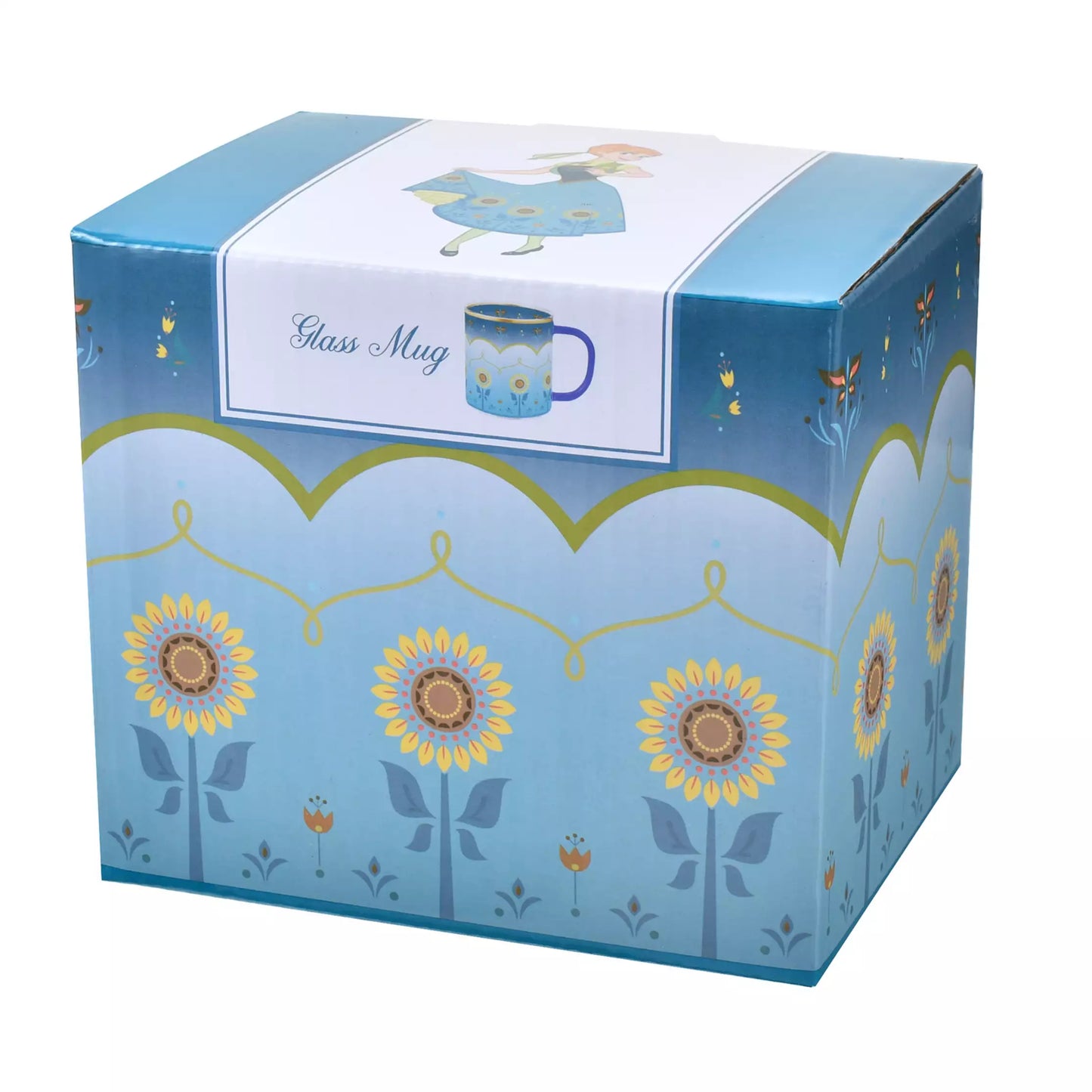 "Pre-Order" JDS - Anna Heat-Resistant Glass Mug, FROZEN FEVER 2026