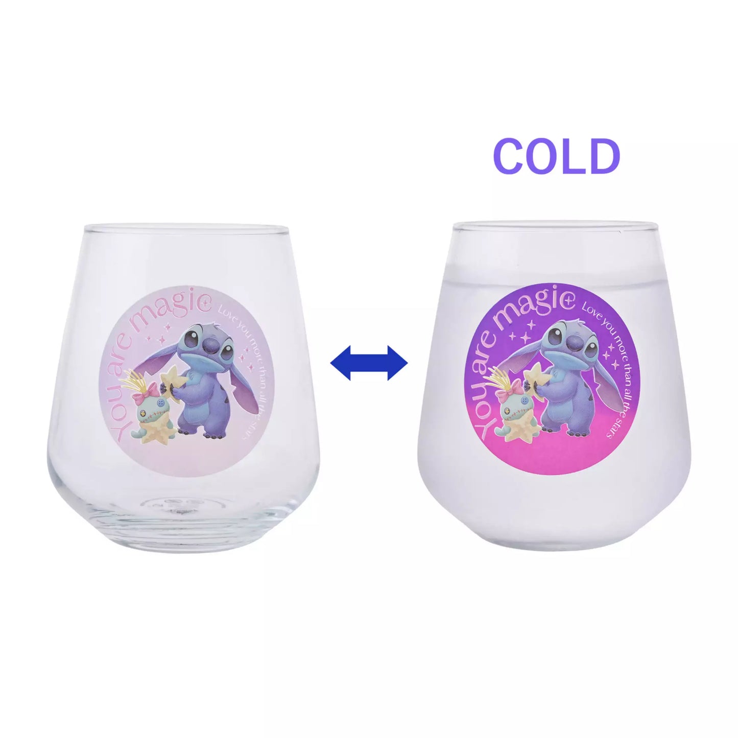 "Pre-Order" JDS - Stitch & Scrump Color Change Glasses, Disney Stitch Day Collection 2026