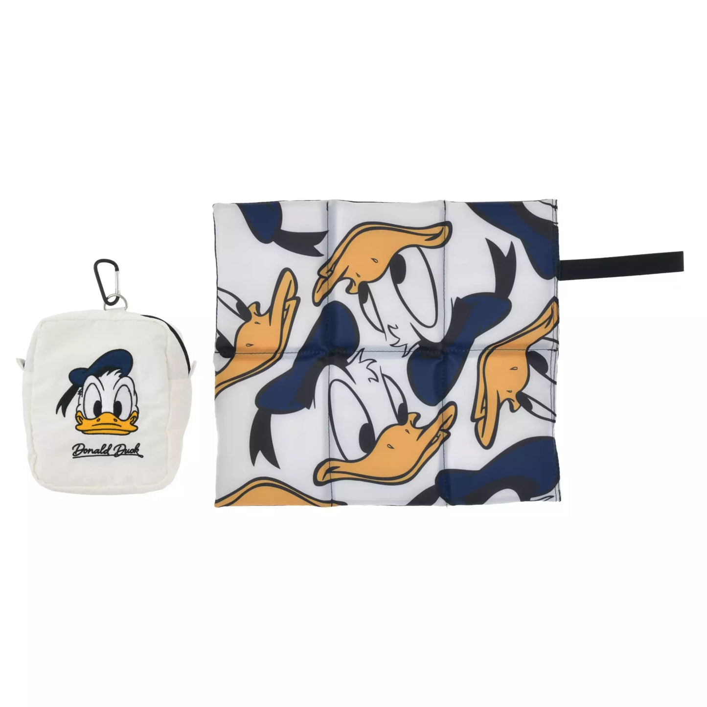 "Pre-Order" JDS - Donald Duck Seat Cushion in Pouch with Carabiner, DONALD FASHION 2026