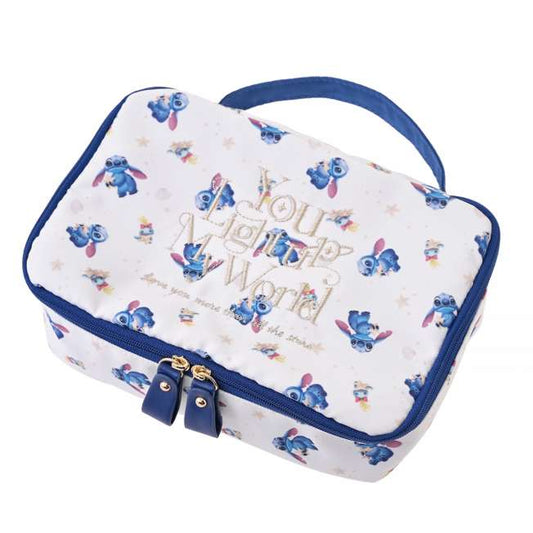 "Pre-Order" JDS - Stitch & Scrump Square Pouch, Disney Stitch Day Collection 2026